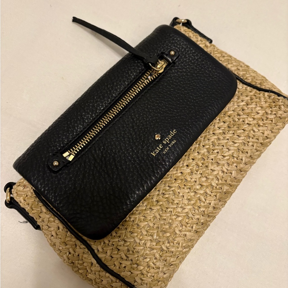 Kate Spade Black and Tan Crossbody Bag
